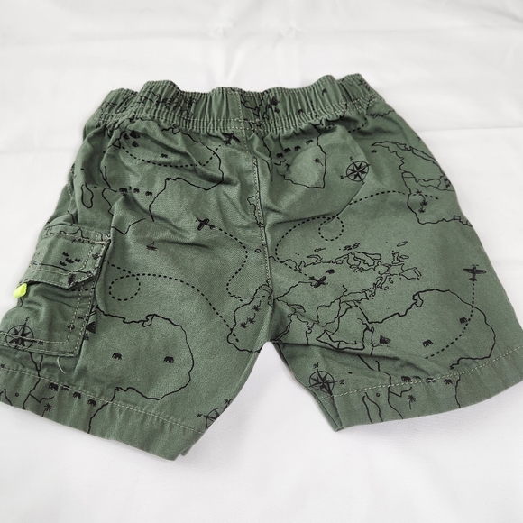 Carter's 2-PC World Map Polo Shirt & Shorts Outfit Set | Boys Size 18 Months - Picture 8 of 11